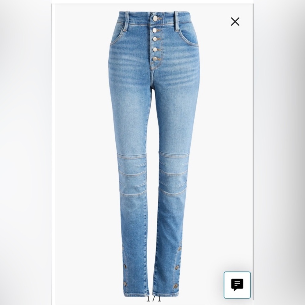 Good American Moto High Waist Skinny Jeans